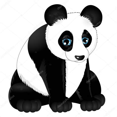 Lindo Panda Personaje De Dibujos Animados 2023