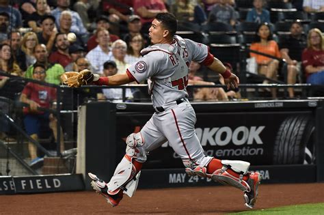 May 27, 2021 · patrick smith via getty images a streaker slides on the infield tarp during a rain delay between the cincinnati reds and against the washington nationals at nationals park on may 26 in washington. Nationals' catcher Wilson Ramos has 14-game hit streak: Streak, Ramos, Streak! - Federal Baseball