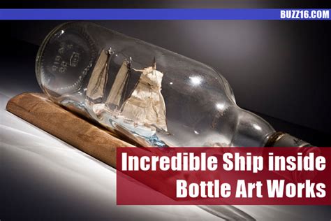 50 Incredible Ship Inside Bottle Art Works