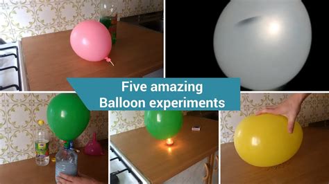 5 Amazing Balloon Experiments Youtube