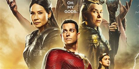 New Shazam Fury Of The Gods Poster Shows Off The Entire Cast