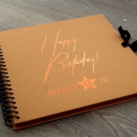 Birthday Guest Book By The Alphabet T Shop