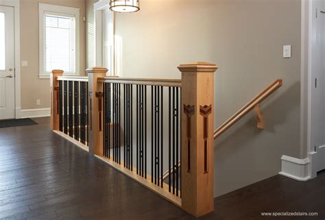 The new style is inspired by the traditional craftsman style architecture popularized in the early the use of blank square wood balusters was a standard in the traditional design and while it is still today. Creating Craftsman Railing that Tells a Story - Specialized Stair & Rail