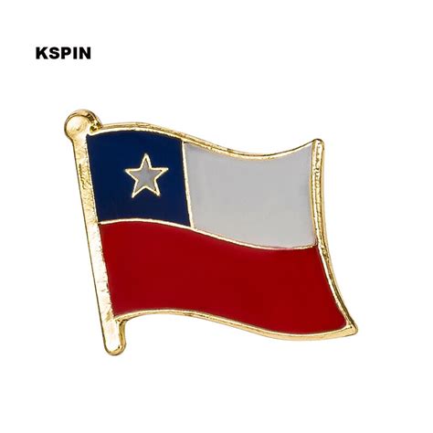 Buy Chile Flag Pin Lapel Pin Badge 10pcs A Lot