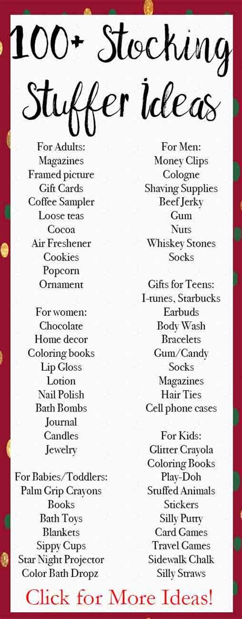 Men's stocking stuffers for men (one) anniversary gifts for husband birthday gifts for men gifts for dad xmas present for dads birthday forestnine 5 out of 5 stars (2,652) sale price $17.08 $ 17.08 $ 24.40 original price $24.40 (30%. 100+ Stocking Stuffers for Everyone On Your Gift List ...