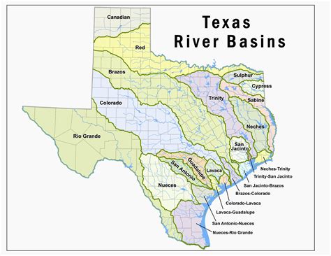 Texas Red River Map Secretmuseum