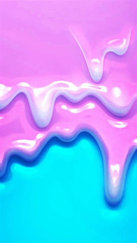 Download premium vector of waffles with creamy ice cream vector by toon about dripping, cotton candy, purple candy. ♻Cute♻ | Hintergrund design