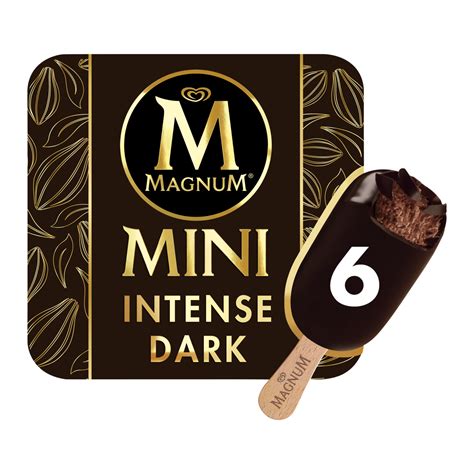 Magnum Mini Intense Dark Ice Cream 6 X 55ml
