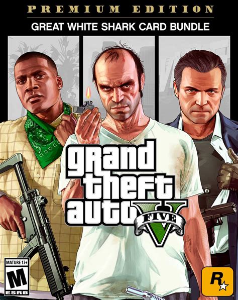 Buy Grand Theft Auto V Premium Edition And Great White Shark Card Bundle