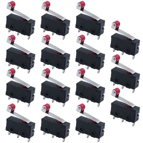 Buy Kingyh 15 Pack Mini Micro Switch 3 Pins Micro Limit Switch 5a 250v