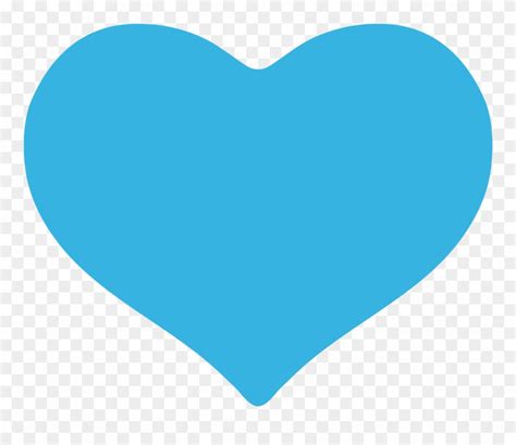 Open Baby Blue Heart Emoji Clipart 2119075 Pinclipart