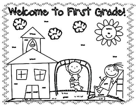 Second Grade Coloring Pages At Free Printable