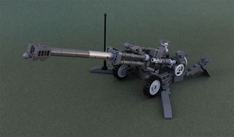 Lego Moc M777a2 Towed Howitzer By Legosim Rebrickable Build With Lego