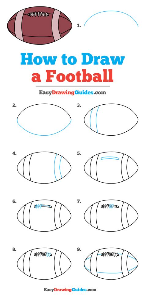Football Drawing For Kids