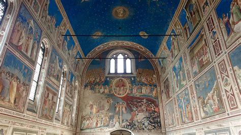 The Scrovegni Chapel Of Padua Italy The Chapel Contains A Fresco