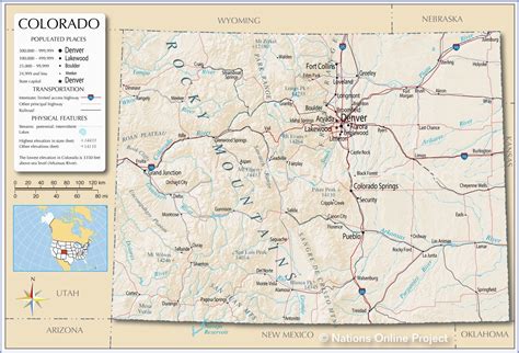 Sw Colorado Map Secretmuseum