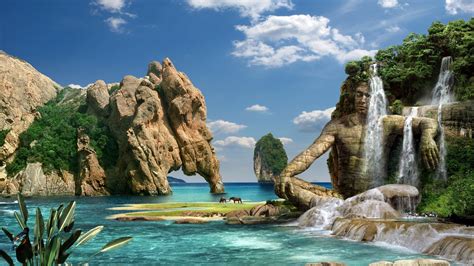 Shop for fantasy landscape art prints from our community of independent artists and iconic brands. Fantasy Wallpaper HD | PixelsTalk.Net