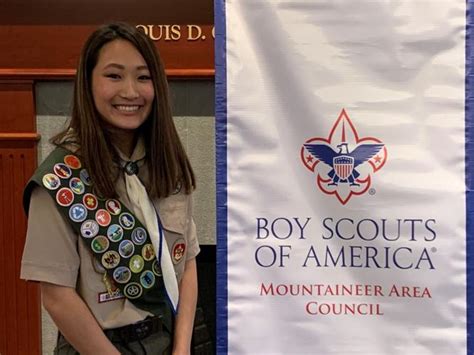 ‘its A Little Overwhelming — First Female Eagle Scout In West
