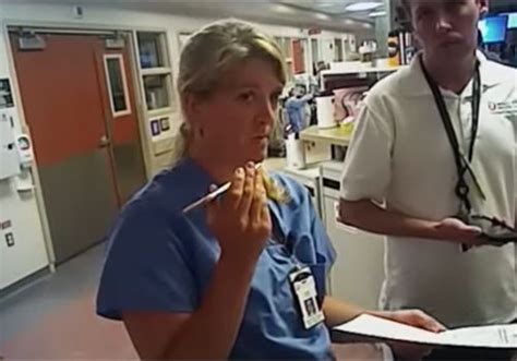 Video Utah Nurse Handcuffed Over Refusal To Draw Blood From Crash