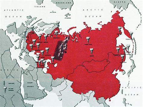 Soviet Union Nuclear War Map Never Was