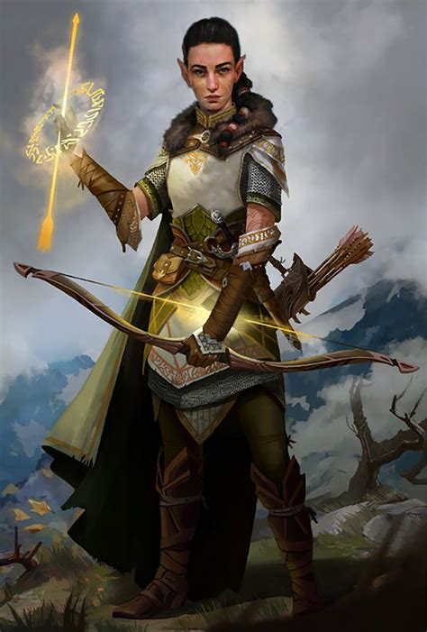 Portrait Female Half Elf Ranger At Pathfinder Kingmaker Nexus Mods