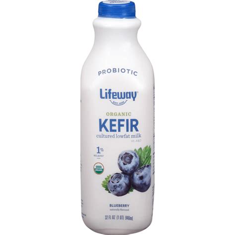 Lifeway Organic Kefir Cultured Lowfat Milk Blueberry Kefir Market