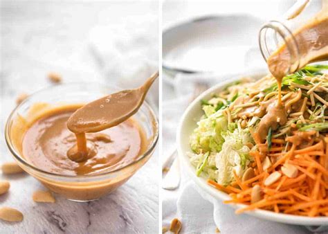 This dressing is made from garlic, grated ginger, brown sugar, sesame oil, soy sauce, white vinegar, and canola oil. Chinese Chicken Salad with Asian Peanut Salad Dressing ...
