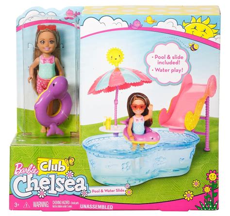Barbie Club Chelsea Pool and Water Slide Играландия интернет