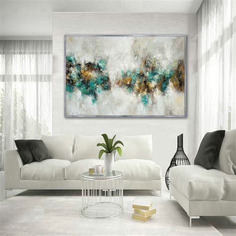 Texture Abstract Oversize Modern Contemporary Canvas Wall Art Hand