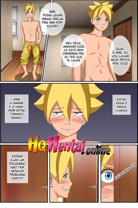 Boruto traçando Hanabi Hinata e Himawari Hentai e Quadrinhos Eroticos