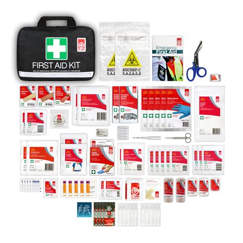 As with the tweezers we noted above, inexpensive kits use if you are willing to carry another item or can lash it to your pack, sturdy plastic tackle boxes and tool boxes can make fantastic first aid kits, as they have. Large First Aid Kit | St John Ambulance Australia First ...