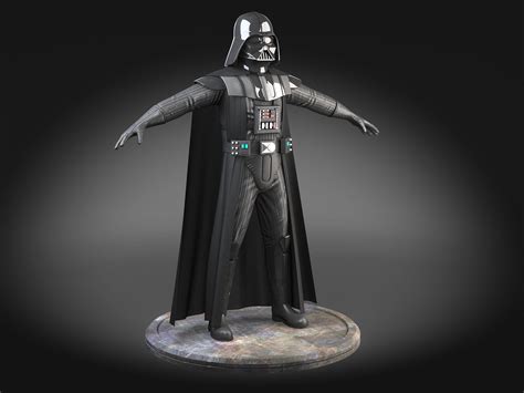 Star Wars Darth Vader Rigged For Maya 3d Model 149 Ma Free3d