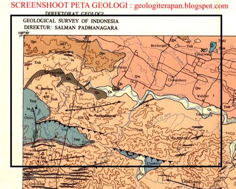 Peta Geologi Lembar Kaimana Hila Voyage Imagesee