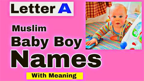 Muslim Baby Boy Names Starting With Letter A Baby Names Latest