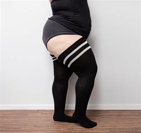 Real Plus Size Thigh Highs Thunda Thighs Long Knee Socks Etsy Canada