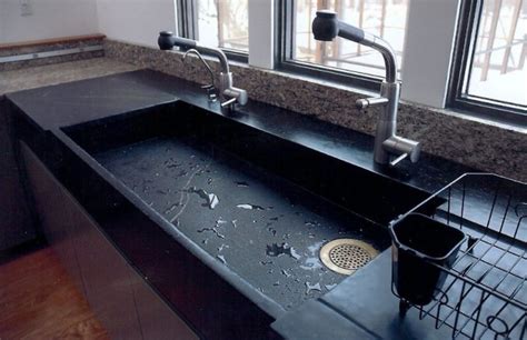 Here's how to pick the right size sink for your kitchen, needs and budget. Slate Countertops Design Ideas For Generate More Valuable ...