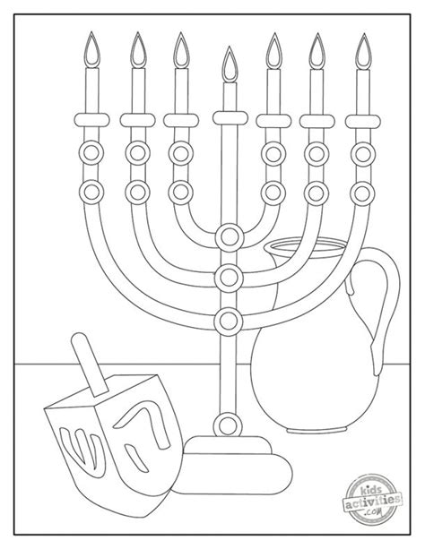 Free Printable Hanukkah Coloring Pages Kids Activities Blog