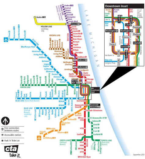 Chicago Lorg System Maps Route Maps