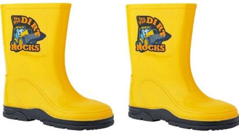 Kids Yellow Jcb Wellies Were £799 Now £499 Argos