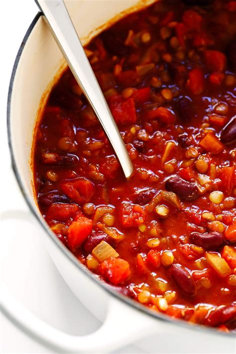 Vegetarian Chili Recipe Gimme Some Oven