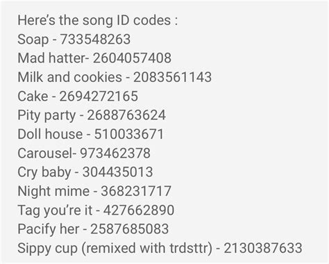 Help Me Roblox Id Code