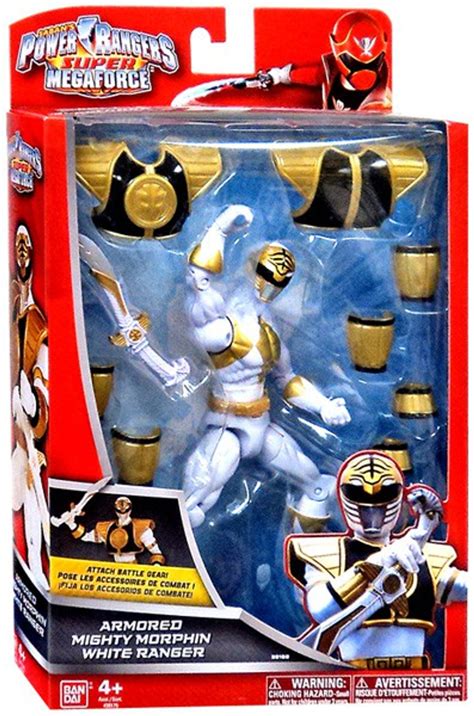 Power Rangers Super Megaforce Armored Mighty Morphin White Ranger