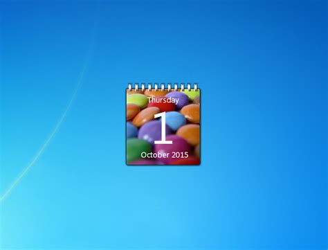 Sweet Calendar Gadget Windows 7 Desktop Gadget
