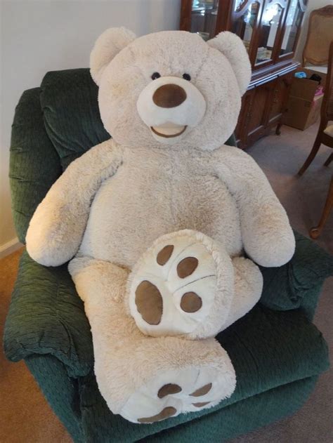Huge 53 Costco Teddy Bear Hugfun Plush Giant Nursery Life Size Floppy Large Xl Teddy Bear