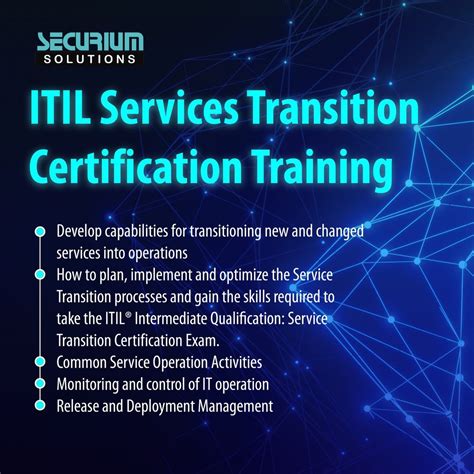 Online Itil Services Transition Certification Training Location