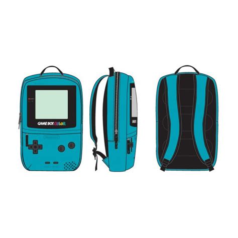 Novelty Backpack Nintendo Gameboy Color Teal Backpack