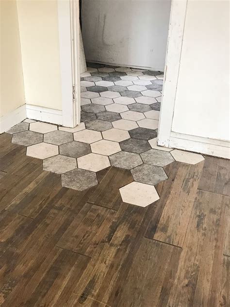 Best Ways To Makes Hexagon Tile Wood Floor Transition Decoozy