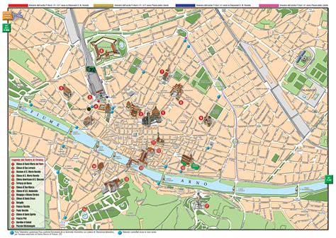 Mapa Plano Y Callejero De Florencia Guía Blog Italia