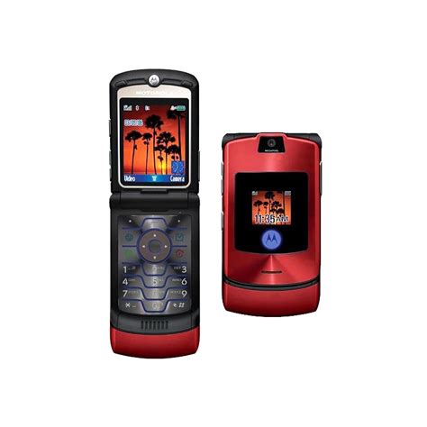 Telefono Cellulare Motorola V3i Rosso Red Come Nuovo Gsm Fotocamera