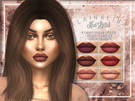 Hani Lipstick At Alainalina Sims 4 Updates